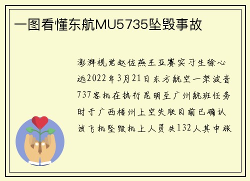 一图看懂东航MU5735坠毁事故